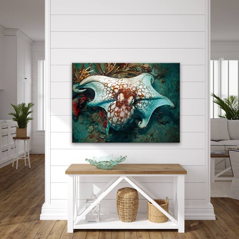 Ready2HangArt 'Octopus' Wrapped Canvas Wall Art