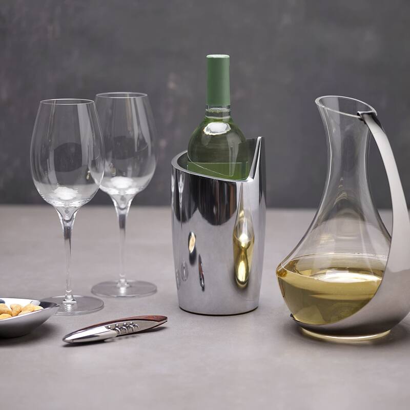 Nambe Bottle Vie Wine Opener One Size - 3" x 7" x 1"