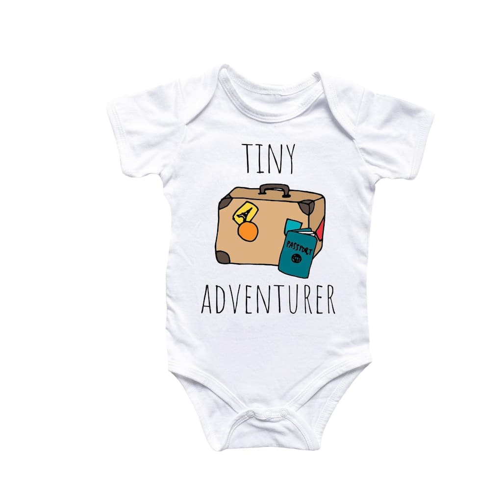 Travel Adventure Airplane - Baby Boy Girl Clothes Infant Bodysuit Funny Cute Newborn 14