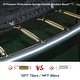 preview thumbnail 6 of 6, 12FT Outdoor Trampoline Big Stable Trampoline With Inner Safety Enclosure Net, Ladder, PVC Spring Cover Padding - Black+Blue