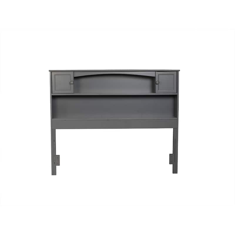 AFI Newport Bookcase Headboard with Attachable Charger