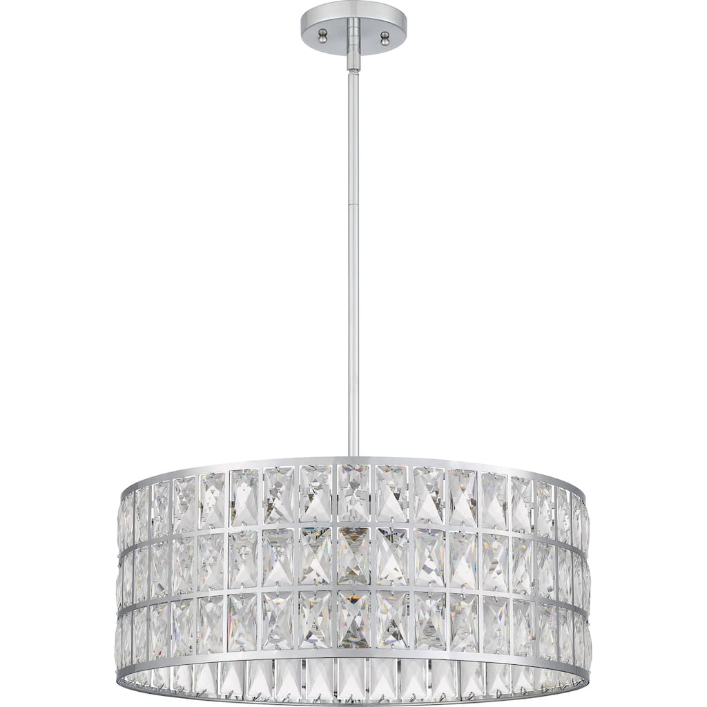 Gibson 4-Light Polished Chrome Pendant Light
