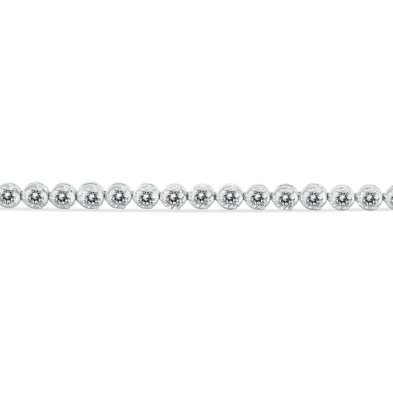 Marquee 7 Carat TW Classic Diamond Tennis Bracelet in 14K White Gold