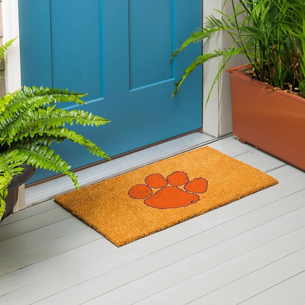 Clemson University Full Color Indoor/Outdoor Coir Mat