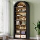 preview thumbnail 2 of 21, 78.7" Tall Modern Arched Bookcase