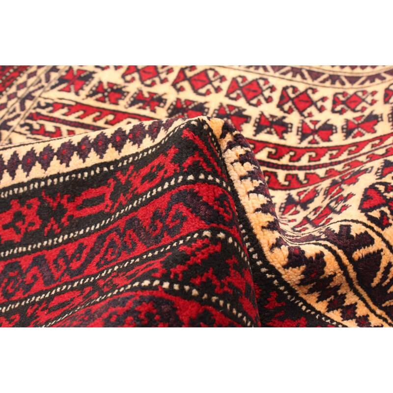 ECARPETGALLERY Hand-knotted Teimani Beige Wool Rug - 2'9 x 4'2