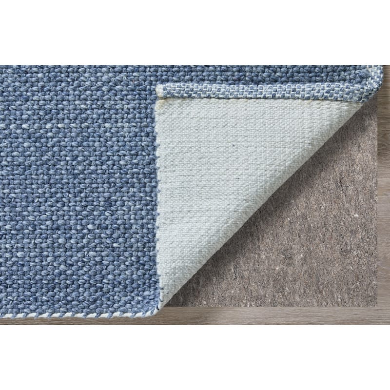 Siona Space Dyed In/Outdoor Flatweave, Dusty Blue, Area Rug