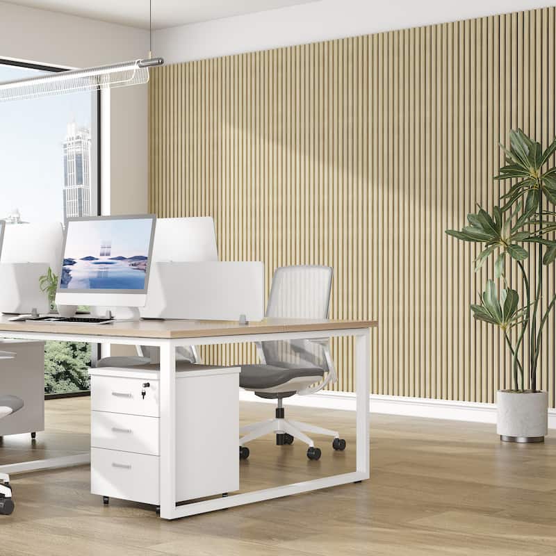 Acoustic Soundproof Slat Wall Panels 3D Decorative Wall Paneling