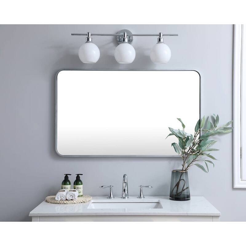 Elegant Lighting MR802440 Evermore 40" W x 24" H Contemporary