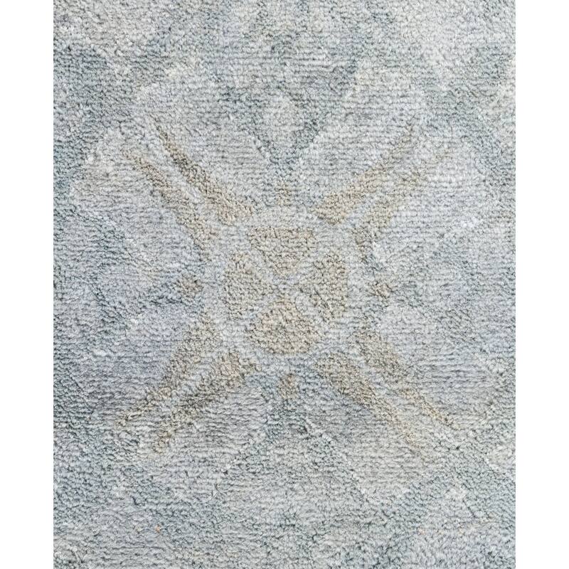 Overdyed One-of-a-Kind Hand-Knotted Area Rug - Gray - 8' 0" x 8' 6"