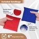 preview thumbnail 2 of 5, 1/2pcs 4'x2' Solid Wood Cornhole Game Board Set with 8 Bean Bags