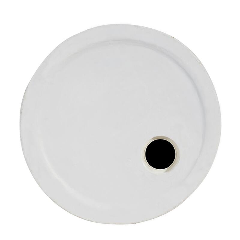 Christopher Knight Home - Odelia Modern Outdoor MGO Side Table Umbrella Base with Sand-Filling Stability