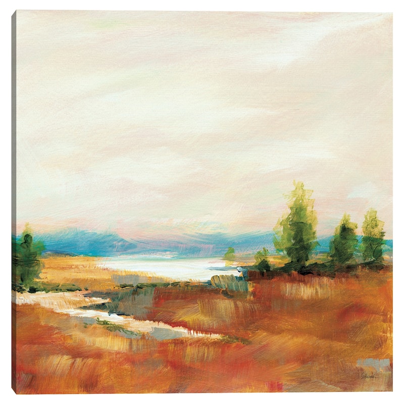 Amity Pond Sq by Sue Schlabach Canvas Art Print