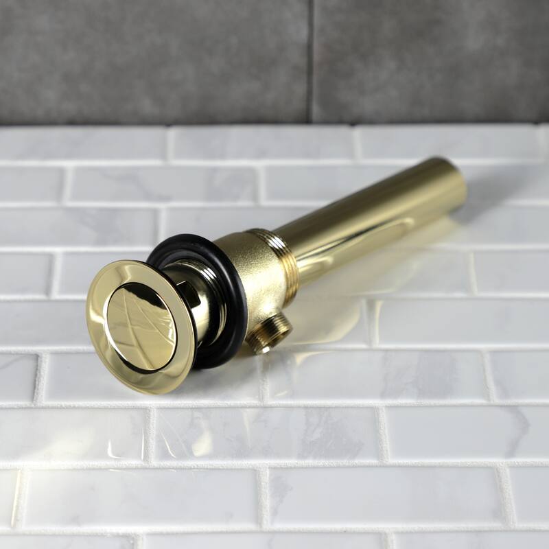 Kingston Brass Made To Match Brass Pop-Up Bathroom Sink Drain with Overflow, 22 Gauge