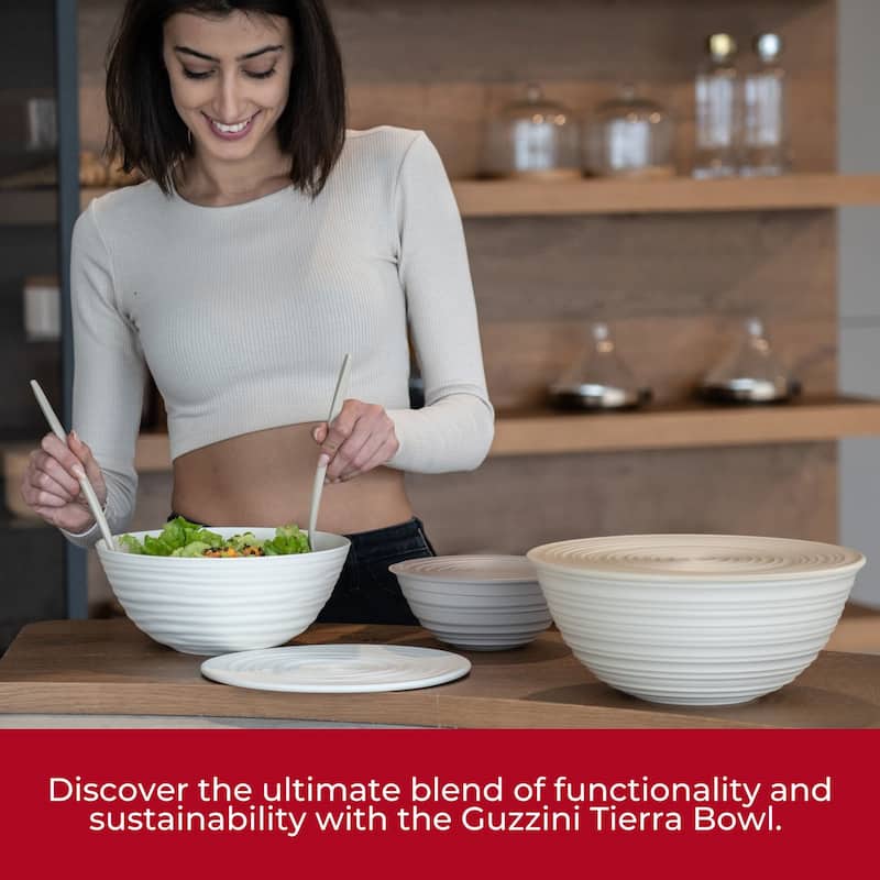 Guzzini Tierra Bowl with Lid
