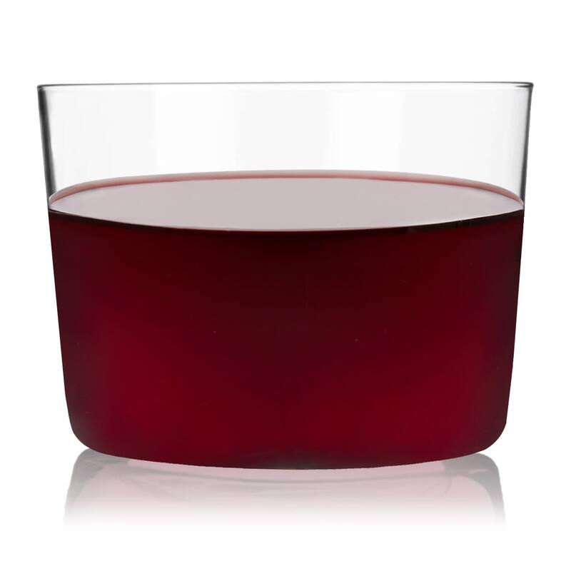 Libbey Cafe Petite Rocks Glasses, 7.75-ounce, Set of 8 - Set of 8
