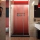 preview thumbnail 23 of 26, DreamLine Unidoor Plus 42-42 1/2 in. W x 72 in. H Frameless Hinged Shower Door - 42" - 42.5" W Brushed Nickel Finish