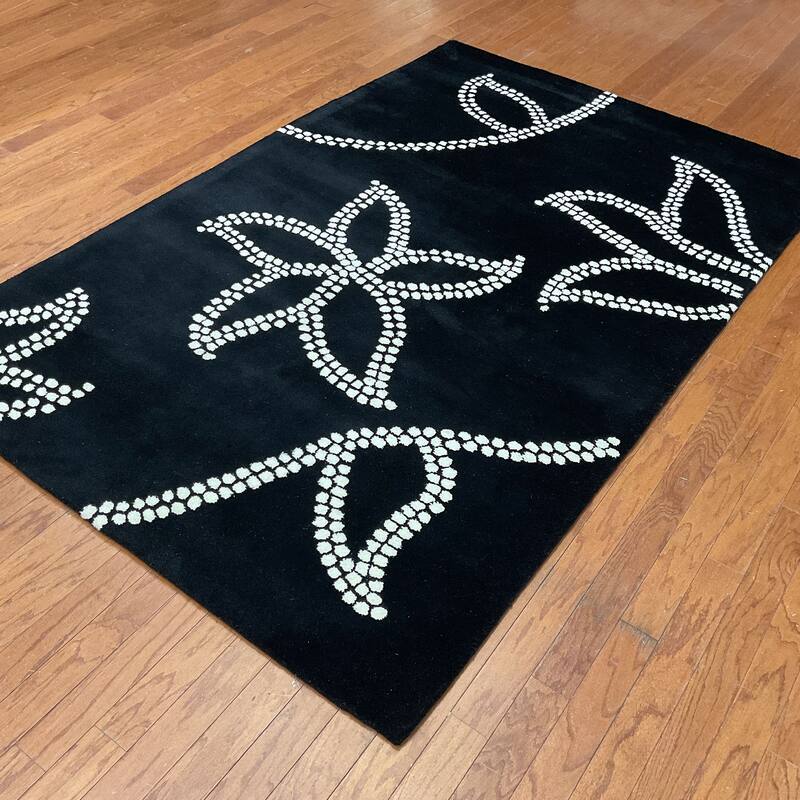 HERAT ORIENTAL Handmade Dotted Floral Tibetan Wool Rug Collection