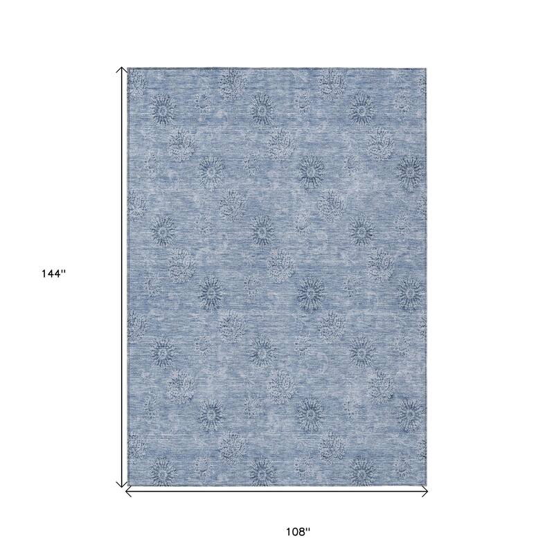 HomeRoots Floral Transitional Rectangle Outdoor Rug