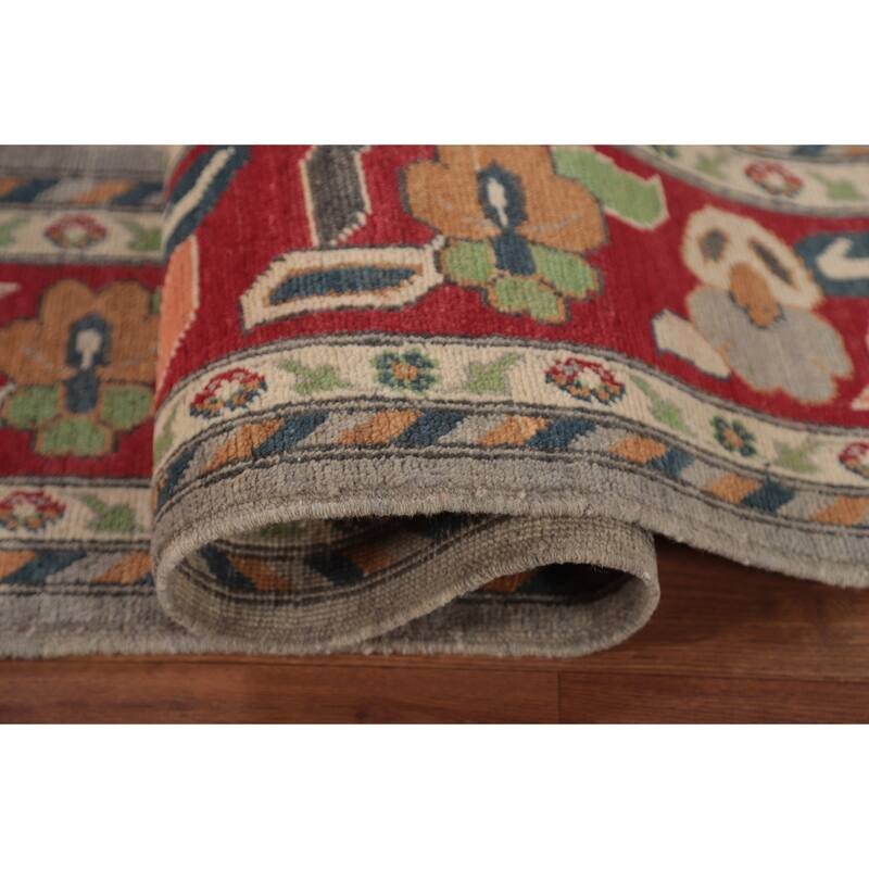 Kazak Oriental Area Rug Handmade Living Room Wool Carpet - 8'0" x 11'7"