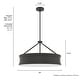 preview thumbnail 3 of 5, Hunter Capshaw Modern Drum Pendant - Dining Room, Entry, Kitchen Island - Contemporary, Transitional