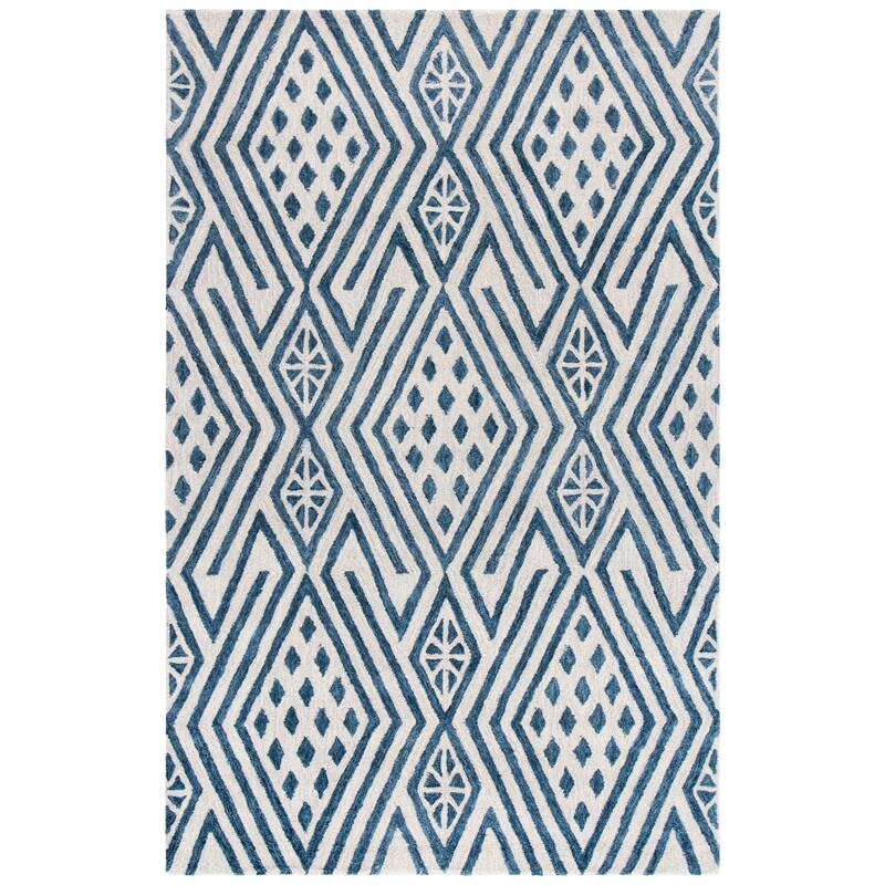 SAFAVIEH Handmade Micro-Loop Hanneli Wool Rug