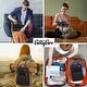 preview thumbnail 8 of 6, GillyGro Large Vertical Backpack Organizer Insert for Tote Bag, Carry On