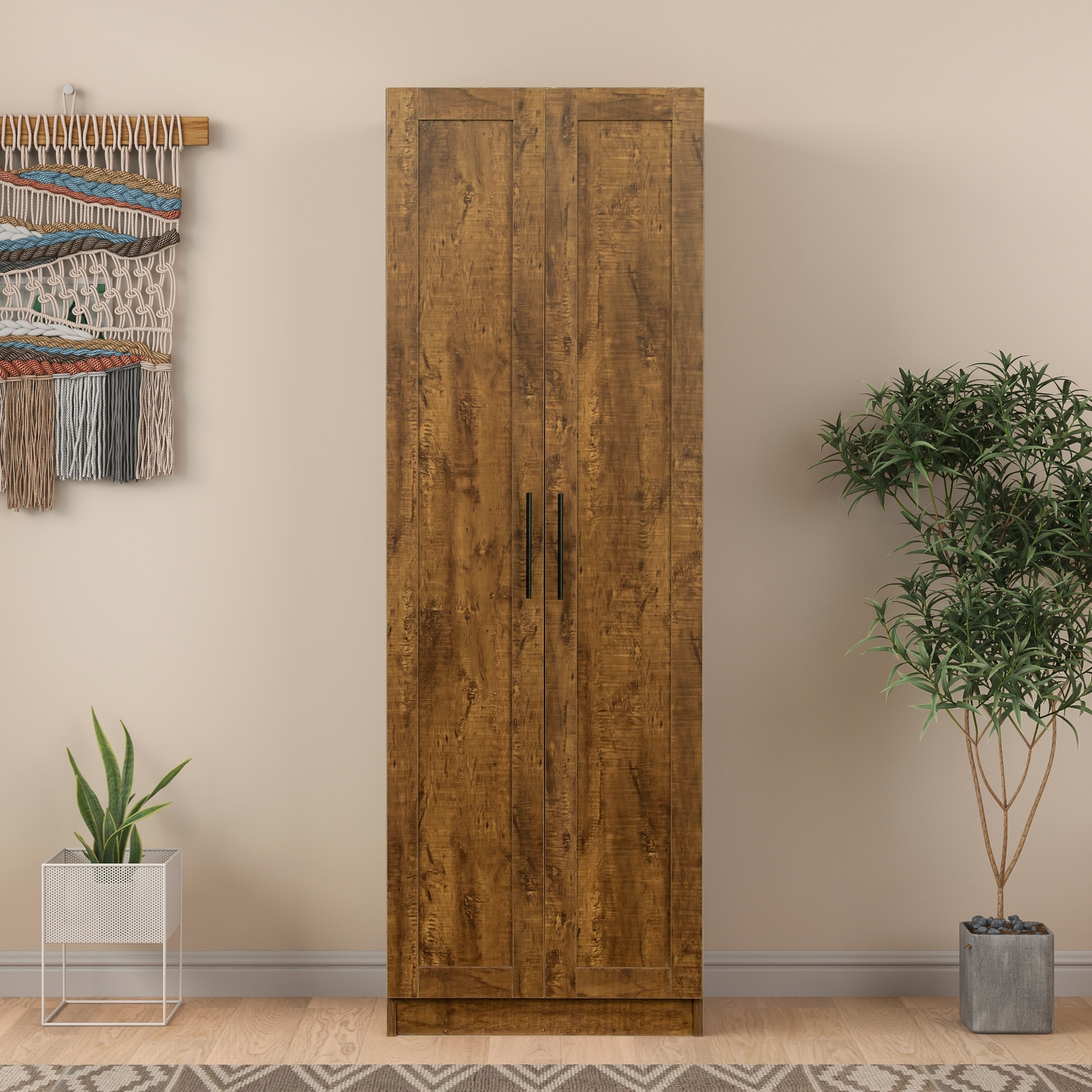 Walnut Finish Armoires and Wardrobes Bed Bath Beyond