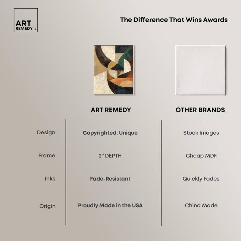 Intersecting Planes Canvas by Art Remedy