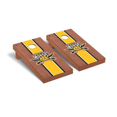 Northern Kentucky NKU Norse Rosewood Cornhole Board Set