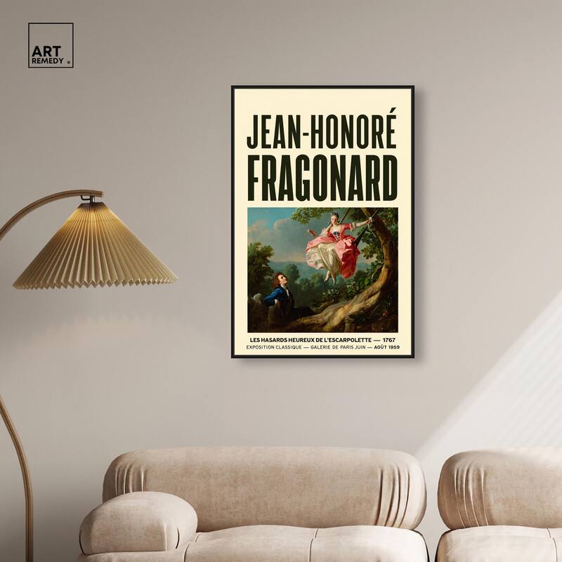 Fragonard's Swing Canvas by Art Remedy