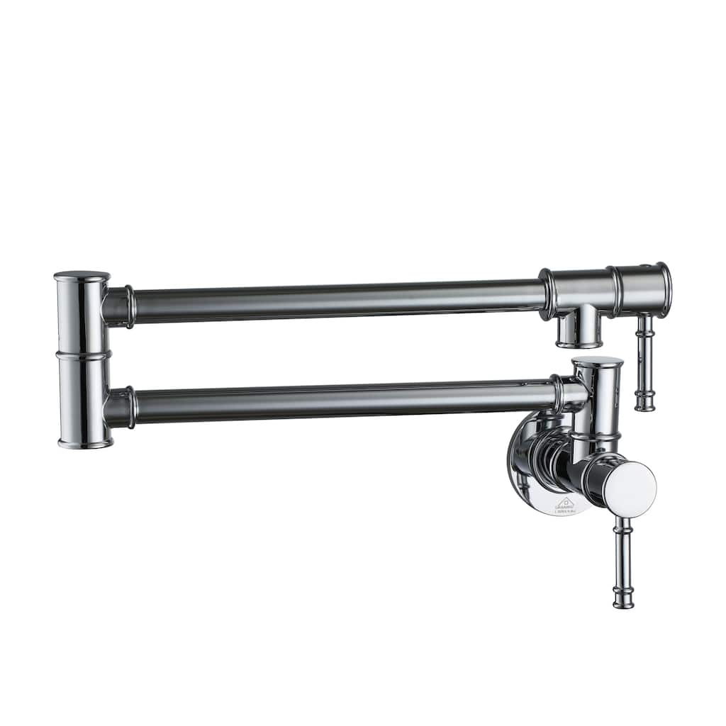 1.8 GPM Wall Mounted Foldable Kitchen Pot Filler