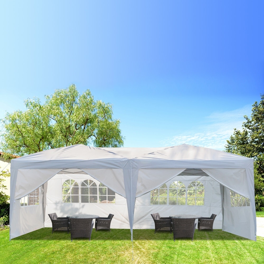 3M x 6M Four Side Waterproof Tent Outdoor Gazebo Canopy Wedding Party Patio Tent 