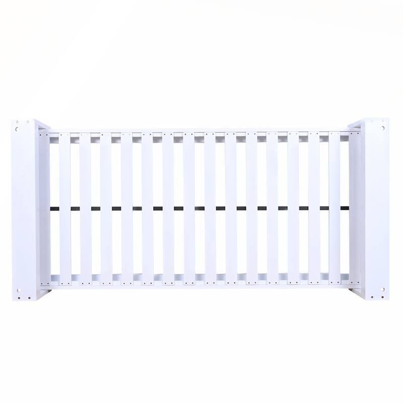 Twin Size Porch Swing Bed Seating Group with Hemp Ropes for Garden and Backyard