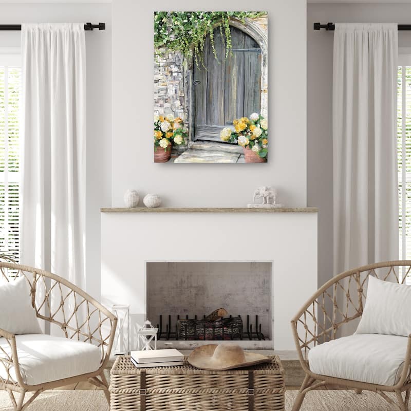 Gracious Entry By Studio Arts Canvas Art Print