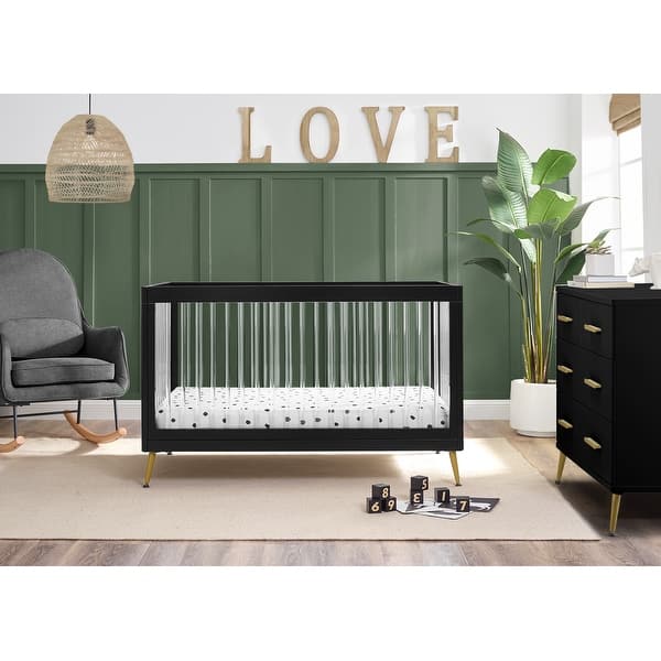 slide 2 of 16, Sloane 4-in-1 Acrylic Convertible Crib, Greenguard Gold Certified
