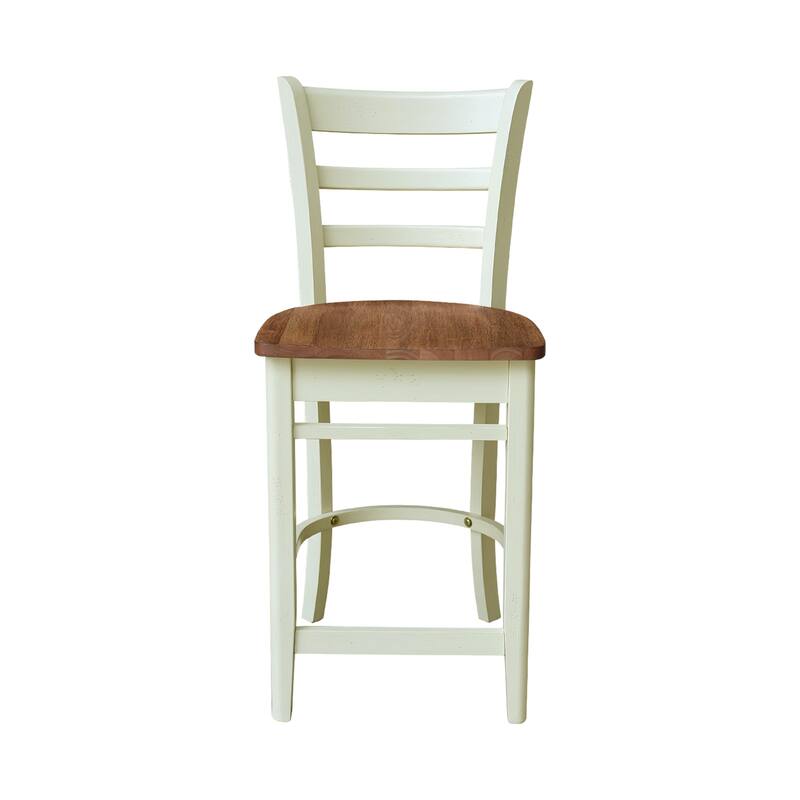 International Concepts Solid Wood Emily Dining Stool