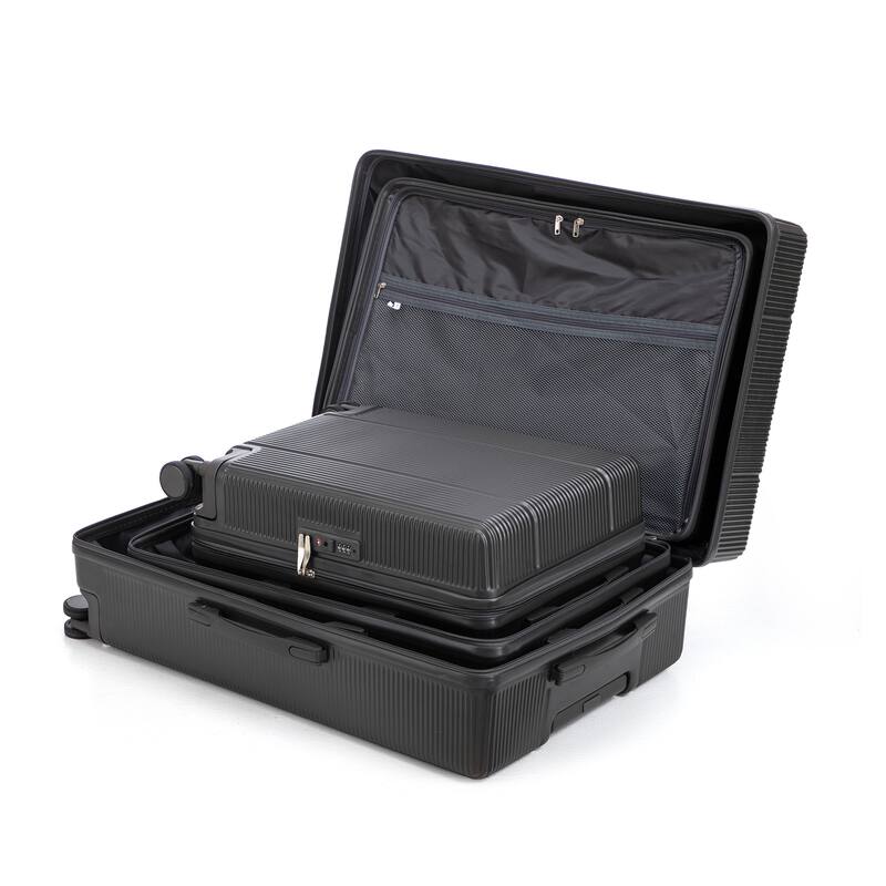 20"/24"/28" 3 pcs/set in ABS Spinner Wheel Luggage