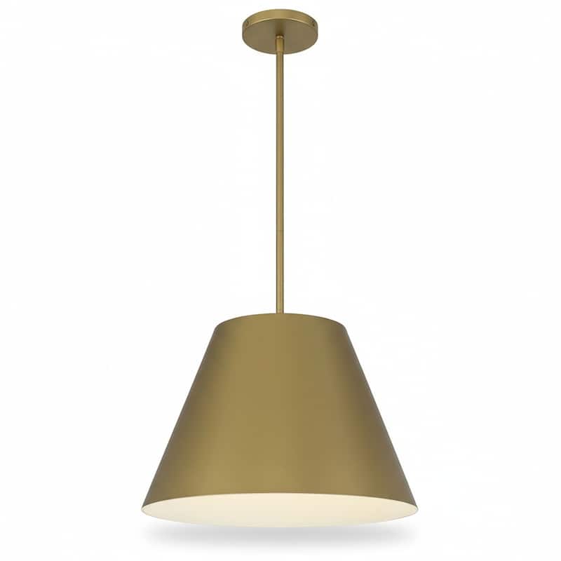 16" Diameter Integrated LED Brass Pendant