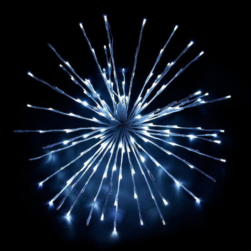 Christmas LED Spritzer Pure White 24 Inch