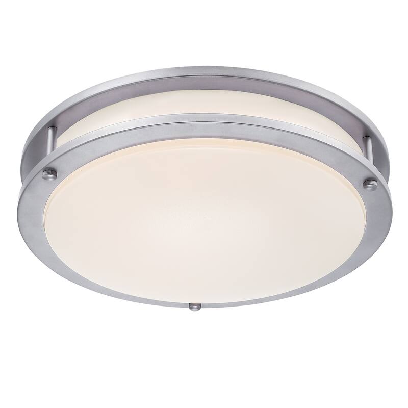 Hanz 13 inch. Selectable LED 2700K, 3000K,3500K, 4000K, 5000K Flush Mount Ceiling Light(2 pack)