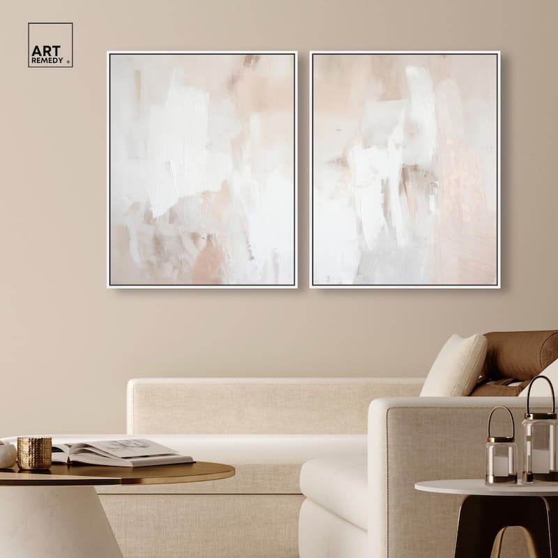 Opalescent Hues III Canvas Set of 2 by Art Remedy