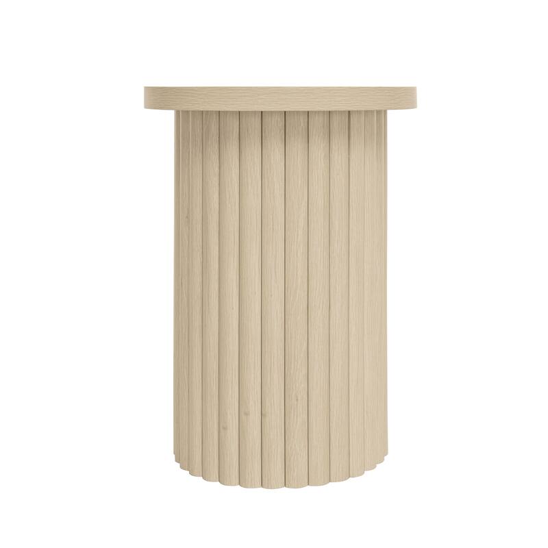 GDF Studio - Modern Metal Base Round Coffee Table Set of 2