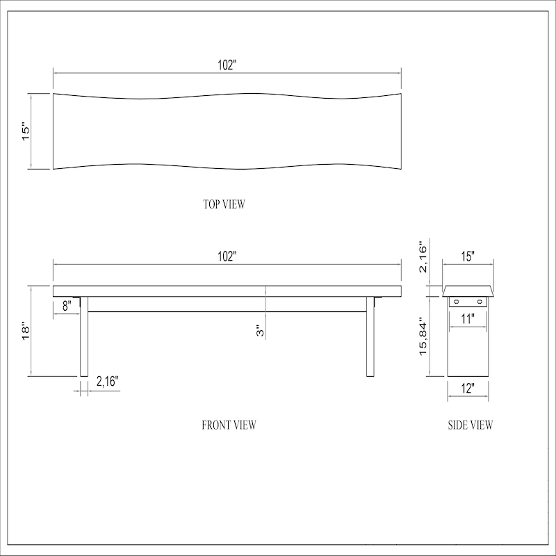 Urbia Brooks Bench