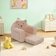 preview thumbnail 3 of 5, Kids Armchair Mini Toddler Couch Chair for Boys and Girls(Brown Bear)