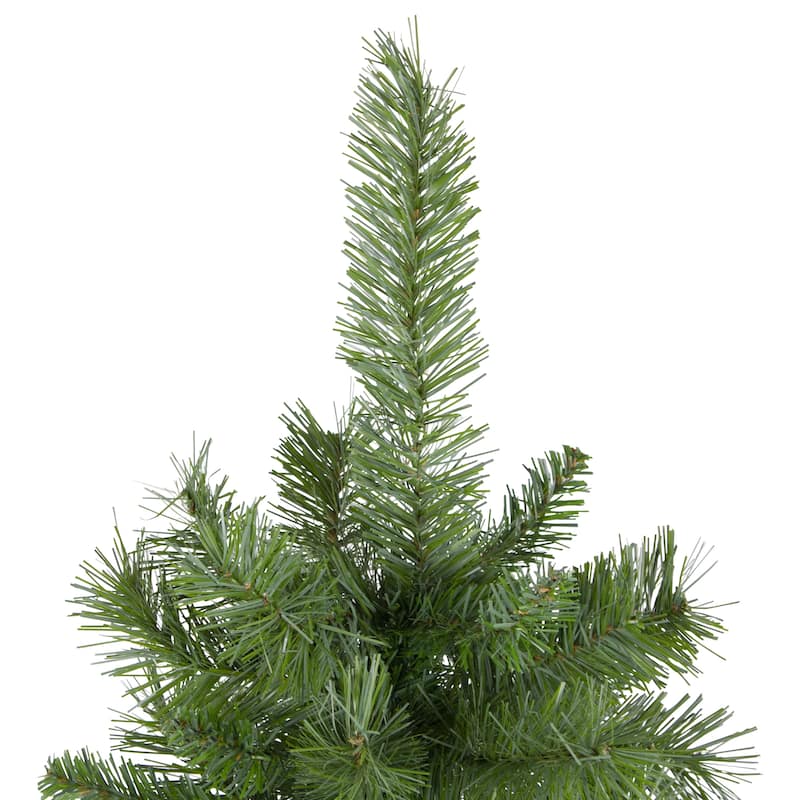 4.5' x 28" Slim Mixed Pine Artificial Christmas Tree - Unlit - 3-to-6-feet