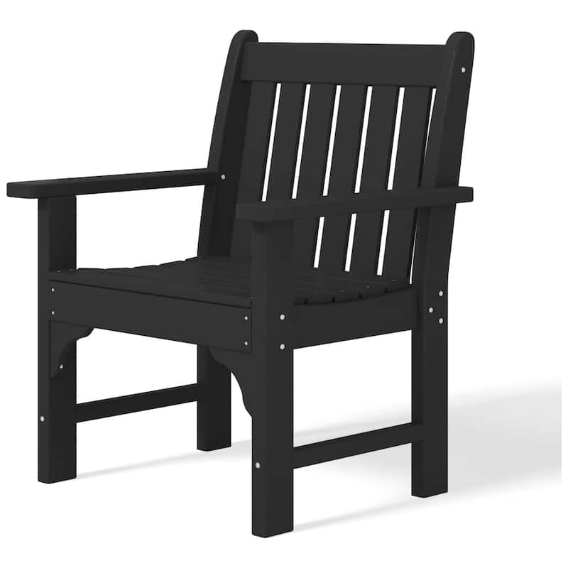 Polytrends Laguna Outdoor Dining Poly Garden Arm Chair (Set of 4)