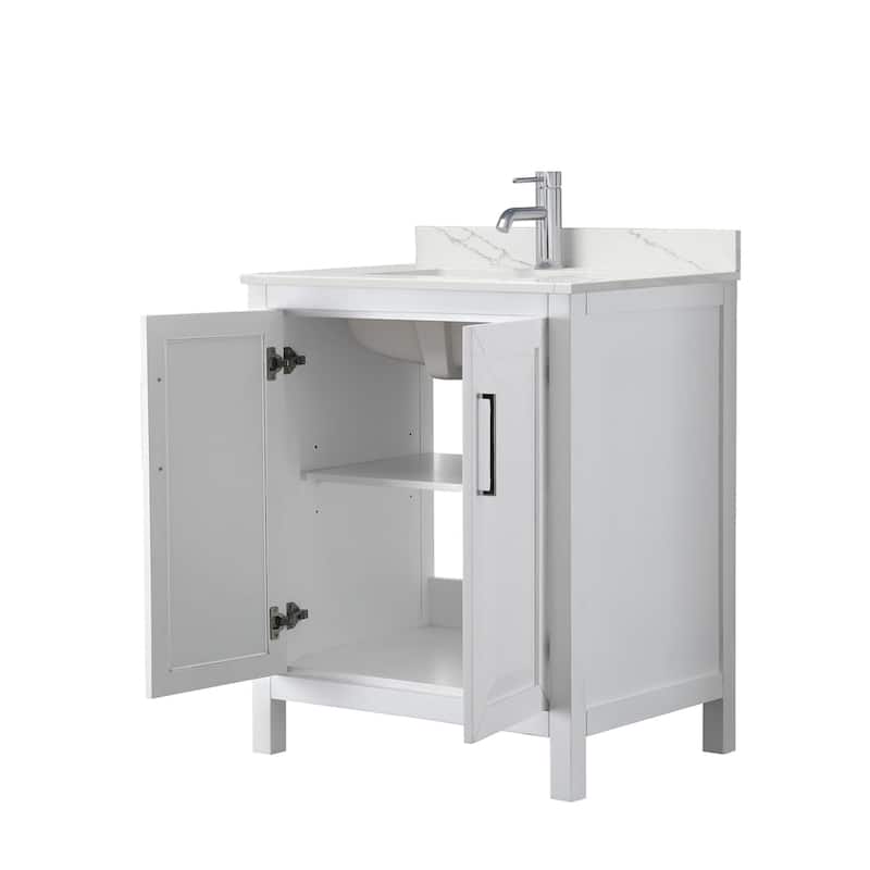 Wyndham Collection WCV252530S-QTZ-UNSMXX Daria 30" Free Standing