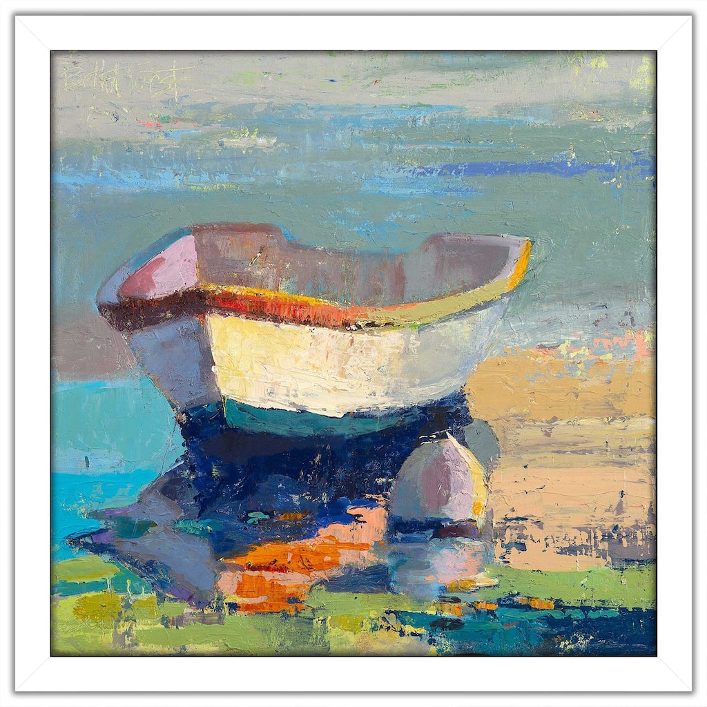 "Bottle Green Boat" by Beth A. Forst Print on Acrylic