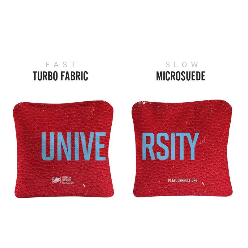 University Red Dual Sided Cornhole Bags